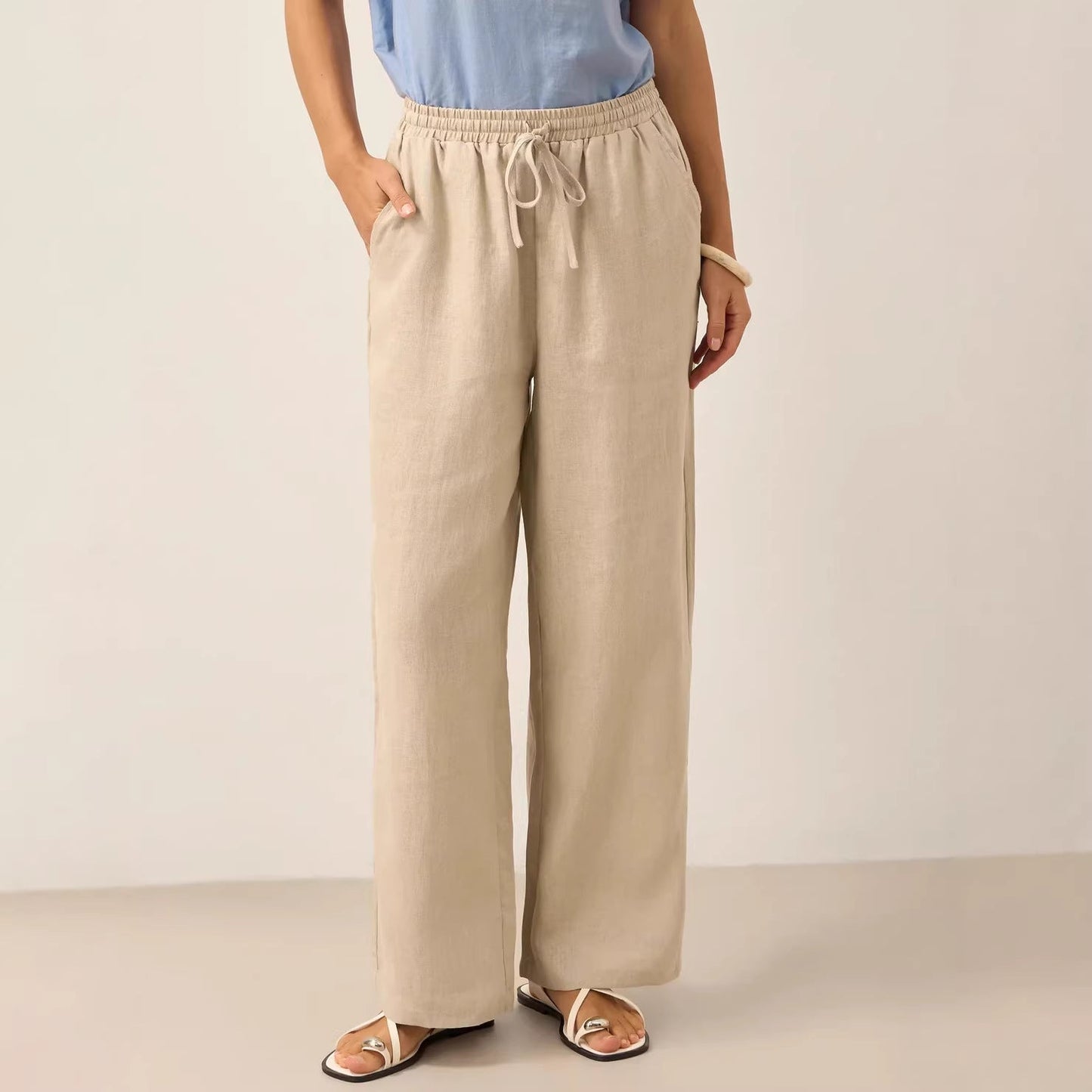 Pantalon Lin
