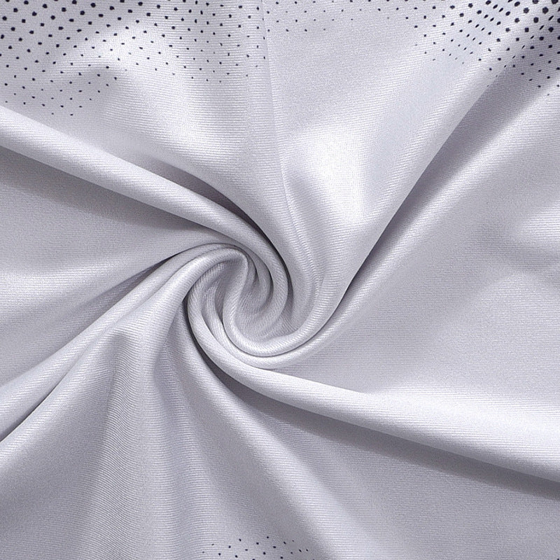 Robe Courte Ajustée à Imprimé Graphique
