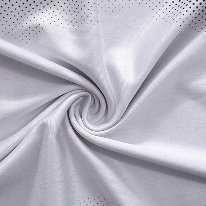 Robe Courte Ajustée à Imprimé Graphique